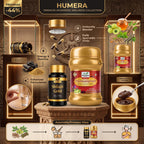 Humera Wellness Collection: Shilajit Gold & Chyawanprash for Peak Daily Health.